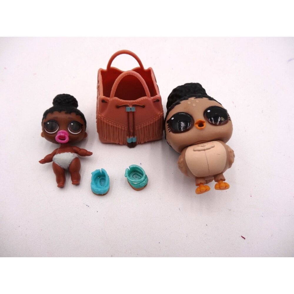 LOL Surprise Doll LIL FOXY BABY Lil Sis Sister FOXIE BABE Chic Bag Sandals Bird